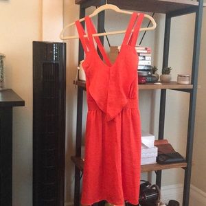 Orange BCBG summer dress